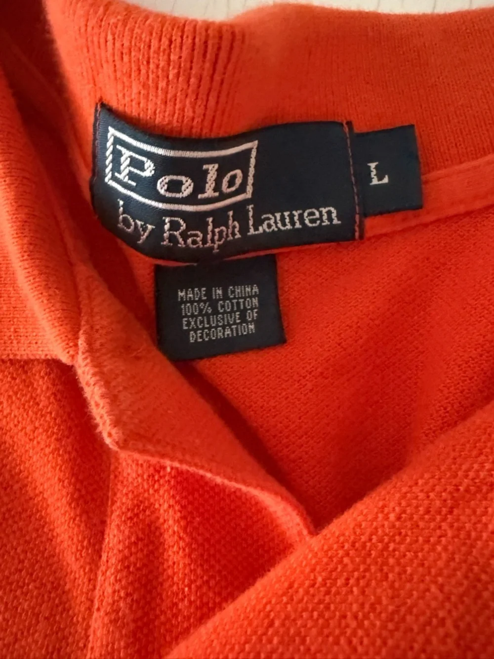 Ralph Lauren vibrant orange